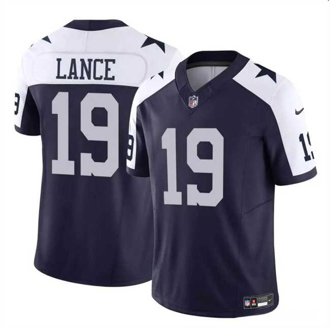 Men & Women & Youth Dallas Cowboys #19 Trey Lance Navy White 2023 F.U.S.E Vapor Untouchable Limited Stitched Jersey->dallas cowboys->NFL Jersey
